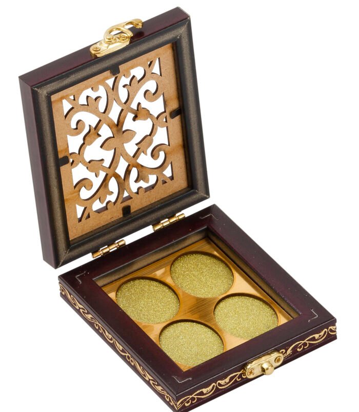 Silver Coin Box (Oval Maroon 4 Coin)1 Silver Coin Box (Oval Maroon 4 Coin)1